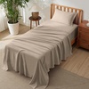 image:imageBedsure Deep Pocket Queen Sheet Set  Fits Mattresses Up to 21 Inches Thick  4 Piece GentleSoft Bed Sheets Moisture Wicking Soft amp Cooling Bedsheet amp Pillowcases Easy amp Secure Fit Red16  Brown