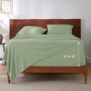 image:imageBedsure Deep Pocket Queen Sheet Set  Fits Mattresses Up to 21 Inches Thick  4 Piece GentleSoft Bed Sheets Moisture Wicking Soft amp Cooling Bedsheet amp Pillowcases Easy amp Secure Fit Red05  Light Green