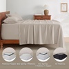 image:imageBedsure Deep Pocket Queen Sheet Set  Fits Mattresses Up to 21 Inches Thick  4 Piece GentleSoft Bed Sheets Moisture Wicking Soft amp Cooling Bedsheet amp Pillowcases Easy amp Secure Fit Red08  Linen