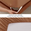 image:imageBedsure Deep Pocket Queen Sheet Set  Fits Mattresses Up to 21 Inches Thick  4 Piece GentleSoft Bed Sheets Moisture Wicking Soft amp Cooling Bedsheet amp Pillowcases Easy amp Secure Fit RedOrange
