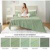 image:imageBedsure Deep Pocket Queen Sheet Set  Fits Mattresses Up to 21 Inches Thick  4 Piece GentleSoft Bed Sheets Moisture Wicking Soft amp Cooling Bedsheet amp Pillowcases Easy amp Secure Fit Red05  Light Green