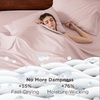 image:imageBedsure Deep Pocket Queen Sheet Set  Fits Mattresses Up to 21 Inches Thick  4 Piece GentleSoft Bed Sheets Moisture Wicking Soft amp Cooling Bedsheet amp Pillowcases Easy amp Secure Fit Red13  Blush Pink