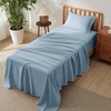image:imageBedsure Deep Pocket Queen Sheet Set  Fits Mattresses Up to 21 Inches Thick  4 Piece GentleSoft Bed Sheets Moisture Wicking Soft amp Cooling Bedsheet amp Pillowcases Easy amp Secure Fit Red12  Mineral Blue