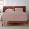 image:imageBedsure Deep Pocket Queen Sheet Set  Fits Mattresses Up to 21 Inches Thick  4 Piece GentleSoft Bed Sheets Moisture Wicking Soft amp Cooling Bedsheet amp Pillowcases Easy amp Secure Fit Red06  Dusty Pink