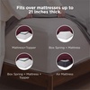 image:imageBedsure Deep Pocket Queen Sheet Set  Fits Mattresses Up to 21 Inches Thick  4 Piece GentleSoft Bed Sheets Moisture Wicking Soft amp Cooling Bedsheet amp Pillowcases Easy amp Secure Fit RedRed