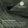 image:imageBedsure Deep Pocket Queen Sheet Set  Fits Mattresses Up to 21 Inches Thick  4 Piece GentleSoft Bed Sheets Moisture Wicking Soft amp Cooling Bedsheet amp Pillowcases Easy amp Secure Fit RedOlive Green