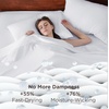 image:imageBedsure Deep Pocket Queen Sheet Set  Fits Mattresses Up to 21 Inches Thick  4 Piece GentleSoft Bed Sheets Moisture Wicking Soft amp Cooling Bedsheet amp Pillowcases Easy amp Secure Fit Red02  White