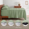 image:imageBedsure Deep Pocket Queen Sheet Set  Fits Mattresses Up to 21 Inches Thick  4 Piece GentleSoft Bed Sheets Moisture Wicking Soft amp Cooling Bedsheet amp Pillowcases Easy amp Secure Fit Red05  Light Green