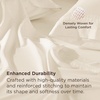 image:imageBedsure Deep Pocket Queen Sheet Set  Fits Mattresses Up to 21 Inches Thick  4 Piece GentleSoft Bed Sheets Moisture Wicking Soft amp Cooling Bedsheet amp Pillowcases Easy amp Secure Fit Red14  Cream