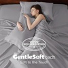 image:imageBedsure Deep Pocket Queen Sheet Set  Fits Mattresses Up to 21 Inches Thick  4 Piece GentleSoft Bed Sheets Moisture Wicking Soft amp Cooling Bedsheet amp Pillowcases Easy amp Secure Fit Red01  Light Grey
