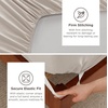 image:imageBedsure Deep Pocket Queen Sheet Set  Fits Mattresses Up to 21 Inches Thick  4 Piece GentleSoft Bed Sheets Moisture Wicking Soft amp Cooling Bedsheet amp Pillowcases Easy amp Secure Fit Red08  Linen
