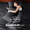 image:imageBedsure Deep Pocket Queen Sheet Set  Fits Mattresses Up to 21 Inches Thick  4 Piece GentleSoft Bed Sheets Moisture Wicking Soft amp Cooling Bedsheet amp Pillowcases Easy amp Secure Fit Red07  Black