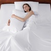 image:imageBedsure Deep Pocket Queen Sheet Set  Fits Mattresses Up to 21 Inches Thick  4 Piece GentleSoft Bed Sheets Moisture Wicking Soft amp Cooling Bedsheet amp Pillowcases Easy amp Secure Fit Red02  White
