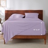image:imageBedsure Deep Pocket Queen Sheet Set  Fits Mattresses Up to 21 Inches Thick  4 Piece GentleSoft Bed Sheets Moisture Wicking Soft amp Cooling Bedsheet amp Pillowcases Easy amp Secure Fit Red10  Light Purple