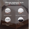 image:imageBedsure Deep Pocket Queen Sheet Set  Fits Mattresses Up to 21 Inches Thick  4 Piece GentleSoft Bed Sheets Moisture Wicking Soft amp Cooling Bedsheet amp Pillowcases Easy amp Secure Fit Red02  White