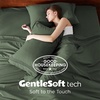 image:imageBedsure Deep Pocket Queen Sheet Set  Fits Mattresses Up to 21 Inches Thick  4 Piece GentleSoft Bed Sheets Moisture Wicking Soft amp Cooling Bedsheet amp Pillowcases Easy amp Secure Fit RedOlive Green