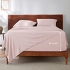 image:imageBedsure Deep Pocket Queen Sheet Set  Fits Mattresses Up to 21 Inches Thick  4 Piece GentleSoft Bed Sheets Moisture Wicking Soft amp Cooling Bedsheet amp Pillowcases Easy amp Secure Fit Red13  Blush Pink