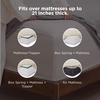 image:imageBedsure Deep Pocket Queen Sheet Set  Fits Mattresses Up to 21 Inches Thick  4 Piece GentleSoft Bed Sheets Moisture Wicking Soft amp Cooling Bedsheet amp Pillowcases Easy amp Secure Fit Red04  Beige