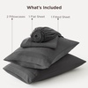 image:imageBedsure Deep Pocket Queen Sheet Set  Fits Mattresses Up to 21 Inches Thick  4 Piece GentleSoft Bed Sheets Moisture Wicking Soft amp Cooling Bedsheet amp Pillowcases Easy amp Secure Fit Red03  Dark Grey
