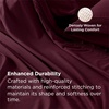 image:imageBedsure Deep Pocket Queen Sheet Set  Fits Mattresses Up to 21 Inches Thick  4 Piece GentleSoft Bed Sheets Moisture Wicking Soft amp Cooling Bedsheet amp Pillowcases Easy amp Secure Fit RedRed