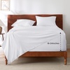 image:imageBedsure Deep Pocket Queen Sheet Set  Fits Mattresses Up to 21 Inches Thick  4 Piece GentleSoft Bed Sheets Moisture Wicking Soft amp Cooling Bedsheet amp Pillowcases Easy amp Secure Fit Red02  White