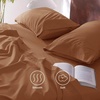image:imageBedsure Deep Pocket Queen Sheet Set  Fits Mattresses Up to 21 Inches Thick  4 Piece GentleSoft Bed Sheets Moisture Wicking Soft amp Cooling Bedsheet amp Pillowcases Easy amp Secure Fit RedOrange