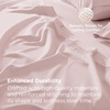 image:imageBedsure Deep Pocket Queen Sheet Set  Fits Mattresses Up to 21 Inches Thick  4 Piece GentleSoft Bed Sheets Moisture Wicking Soft amp Cooling Bedsheet amp Pillowcases Easy amp Secure Fit Red13  Blush Pink