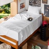 image:imageBedsure Deep Pocket Queen Sheet Set  Fits Mattresses Up to 21 Inches Thick  4 Piece GentleSoft Bed Sheets Moisture Wicking Soft amp Cooling Bedsheet amp Pillowcases Easy amp Secure Fit Red02  White