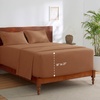 image:imageBedsure Deep Pocket Queen Sheet Set  Fits Mattresses Up to 21 Inches Thick  4 Piece GentleSoft Bed Sheets Moisture Wicking Soft amp Cooling Bedsheet amp Pillowcases Easy amp Secure Fit RedOrange