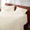 image:imageBedsure Deep Pocket Queen Sheet Set  Fits Mattresses Up to 21 Inches Thick  4 Piece GentleSoft Bed Sheets Moisture Wicking Soft amp Cooling Bedsheet amp Pillowcases Easy amp Secure Fit Red14  Cream