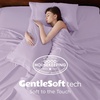 image:imageBedsure Deep Pocket Queen Sheet Set  Fits Mattresses Up to 21 Inches Thick  4 Piece GentleSoft Bed Sheets Moisture Wicking Soft amp Cooling Bedsheet amp Pillowcases Easy amp Secure Fit Red10  Light Purple