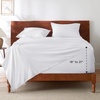 image:imageBedsure Deep Pocket Queen Sheet Set  Fits Mattresses Up to 21 Inches Thick  4 Piece GentleSoft Bed Sheets Moisture Wicking Soft amp Cooling Bedsheet amp Pillowcases Easy amp Secure Fit Red02  White