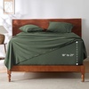 image:imageBedsure Deep Pocket Queen Sheet Set  Fits Mattresses Up to 21 Inches Thick  4 Piece GentleSoft Bed Sheets Moisture Wicking Soft amp Cooling Bedsheet amp Pillowcases Easy amp Secure Fit RedOlive Green
