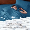 image:imageBedsure Deep Pocket Queen Sheet Set  Fits Mattresses Up to 21 Inches Thick  4 Piece GentleSoft Bed Sheets Moisture Wicking Soft amp Cooling Bedsheet amp Pillowcases Easy amp Secure Fit RedTeal Blue
