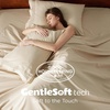 image:imageBedsure Deep Pocket Queen Sheet Set  Fits Mattresses Up to 21 Inches Thick  4 Piece GentleSoft Bed Sheets Moisture Wicking Soft amp Cooling Bedsheet amp Pillowcases Easy amp Secure Fit Red04  Beige