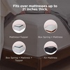 image:imageBedsure Deep Pocket Queen Sheet Set  Fits Mattresses Up to 21 Inches Thick  4 Piece GentleSoft Bed Sheets Moisture Wicking Soft amp Cooling Bedsheet amp Pillowcases Easy amp Secure Fit Red13  Blush Pink