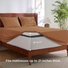 image:imageBedsure Deep Pocket Queen Sheet Set  Fits Mattresses Up to 21 Inches Thick  4 Piece GentleSoft Bed Sheets Moisture Wicking Soft amp Cooling Bedsheet amp Pillowcases Easy amp Secure Fit RedOrange