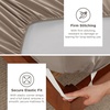 image:imageBedsure Deep Pocket Queen Sheet Set  Fits Mattresses Up to 21 Inches Thick  4 Piece GentleSoft Bed Sheets Moisture Wicking Soft amp Cooling Bedsheet amp Pillowcases Easy amp Secure Fit Red16  Brown