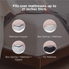 image:imageBedsure Deep Pocket Queen Sheet Set  Fits Mattresses Up to 21 Inches Thick  4 Piece GentleSoft Bed Sheets Moisture Wicking Soft amp Cooling Bedsheet amp Pillowcases Easy amp Secure Fit Red06  Dusty Pink