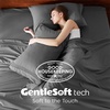 image:imageBedsure Deep Pocket Queen Sheet Set  Fits Mattresses Up to 21 Inches Thick  4 Piece GentleSoft Bed Sheets Moisture Wicking Soft amp Cooling Bedsheet amp Pillowcases Easy amp Secure Fit Red03  Dark Grey
