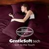 image:imageBedsure Deep Pocket Queen Sheet Set  Fits Mattresses Up to 21 Inches Thick  4 Piece GentleSoft Bed Sheets Moisture Wicking Soft amp Cooling Bedsheet amp Pillowcases Easy amp Secure Fit RedRed
