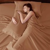 image:imageBedsure Deep Pocket Queen Sheet Set  Fits Mattresses Up to 21 Inches Thick  4 Piece GentleSoft Bed Sheets Moisture Wicking Soft amp Cooling Bedsheet amp Pillowcases Easy amp Secure Fit RedOrange