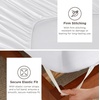 image:imageBedsure Deep Pocket Queen Sheet Set  Fits Mattresses Up to 21 Inches Thick  4 Piece GentleSoft Bed Sheets Moisture Wicking Soft amp Cooling Bedsheet amp Pillowcases Easy amp Secure Fit Red02  White