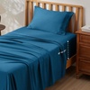 image:imageBedsure Deep Pocket Queen Sheet Set  Fits Mattresses Up to 21 Inches Thick  4 Piece GentleSoft Bed Sheets Moisture Wicking Soft amp Cooling Bedsheet amp Pillowcases Easy amp Secure Fit RedTeal Blue
