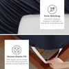 image:imageBedsure Deep Pocket Queen Sheet Set  Fits Mattresses Up to 21 Inches Thick  4 Piece GentleSoft Bed Sheets Moisture Wicking Soft amp Cooling Bedsheet amp Pillowcases Easy amp Secure Fit Red09  Navy