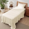 image:imageBedsure Deep Pocket Queen Sheet Set  Fits Mattresses Up to 21 Inches Thick  4 Piece GentleSoft Bed Sheets Moisture Wicking Soft amp Cooling Bedsheet amp Pillowcases Easy amp Secure Fit Red14  Cream