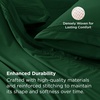 image:imageBedsure Deep Pocket Queen Sheet Set  Fits Mattresses Up to 21 Inches Thick  4 Piece GentleSoft Bed Sheets Moisture Wicking Soft amp Cooling Bedsheet amp Pillowcases Easy amp Secure Fit RedEmerald Green
