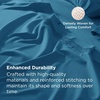 image:imageBedsure Deep Pocket Queen Sheet Set  Fits Mattresses Up to 21 Inches Thick  4 Piece GentleSoft Bed Sheets Moisture Wicking Soft amp Cooling Bedsheet amp Pillowcases Easy amp Secure Fit RedTeal Blue