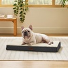 image:imageBedsure XL Dog Bed for Crate Pet Bed with Washable Cover 41x27 Inch Grey  Orthopedic Egg Crate Foam Flat Rectangle Sherpa Mat NonSlip Bottom Comfy Removable Cover For Extra Large Pets  65 lbsGrey