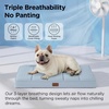image:imageBedsure XL Dog Bed for Crate Pet Bed with Washable Cover 41x27 Inch Grey  Orthopedic Egg Crate Foam Flat Rectangle Sherpa Mat NonSlip Bottom Comfy Removable Cover For Extra Large Pets  65 lbsCooling Blue